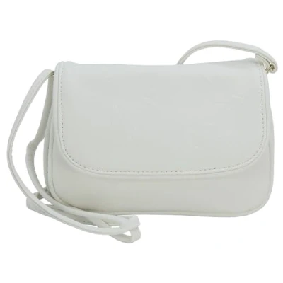 Afbeelding van JENNIFER JONES Kleine dames schoudertas avondtas comfortabele handtas met veel vakken Crossbody bag (wit)