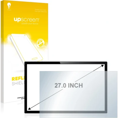 Afbeelding van upscreen Screenprotector voor Touch Panel PC&#039;s met 27 inch scherm [598 mm x 336 mm, 16:9] Folie Beschermfolie anti glare matte