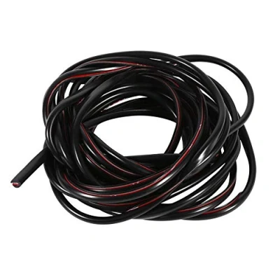 Afbeelding van Keenso Beschermband voor autodeur, 5 m, bumperafdichting, krasbestendig, U vorm, van rubber (zwart)