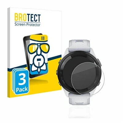 Afbeelding van BROTECT Screenprotector voor Garmin Forerunner 265 (46 mm) Folie Beschermfolie Beschermglas transparant (3 Stuks)