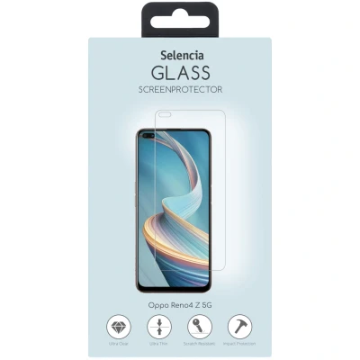 Afbeelding van Screenprotector Oppo Reno4 Z 5G: Selencia Gehard Glas