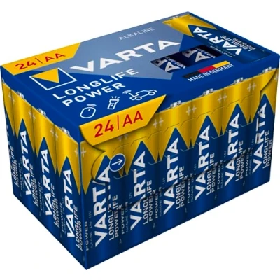 Afbeelding van 12x Varta Longlife Power AA Cube Pack 24 stuks