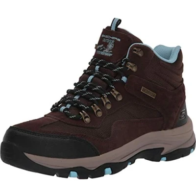 Afbeelding van Skechers Trego Rocky Mountain wandelschoen voor dames, 3/8 UK, Chocolade, 35 EU