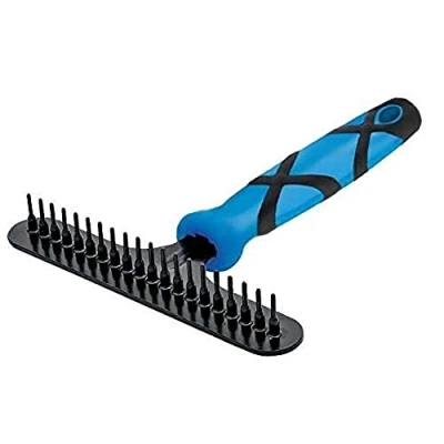 Afbeelding van GROOM PROFESSIONAL Ondervachthark voor honden ontmantelingsborstel ontmanteling en demontage gereedschap katten verwijdert ondervacht van hondenjas, antislip handgreep