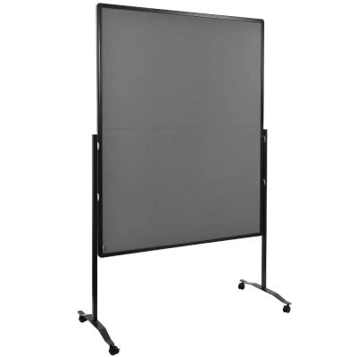 Afbeelding van Legamaster PREMIUM PLUS mobiel inklapbaar workshopbord grijs