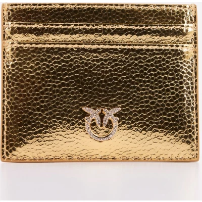 Afbeelding van Pinko CARD Holder Portemonnee, Dames, Maat: One Size, Oro