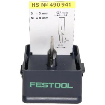Afbeelding van Festool Accessoires HS S8 D 3/8 Groeffrees 490941