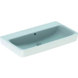 Afbeelding van Geberit renova plan wastafel zonder kraangat met overloop 85x48x18 5cm wit kera tect 501700008 501 700 00 8