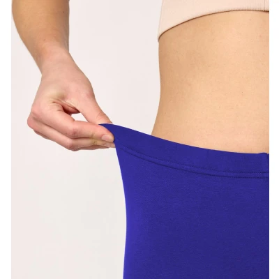 Afbeelding van Merry Style MS MS10 145 LE Dames Leggings Sport Vrijetijdsbroek Kort Viscose Sporbroek Yogabroek Kobalt XS
