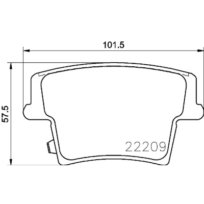 Afbeelding van Brembo Remblokset P 11 040