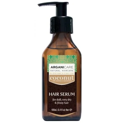 Afbeelding van Arganicare Hair Serum For Dull, Very Dry &amp; Frizzy Argan Coconut 100 Ml