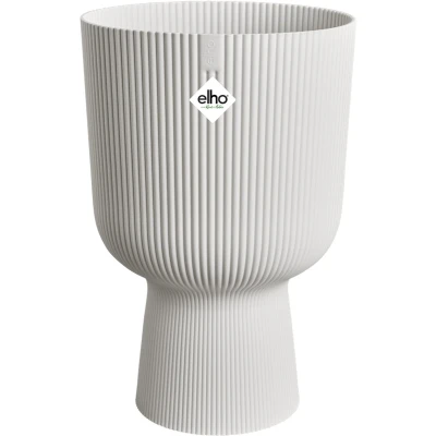 Afbeelding van Elho Vibes Fold Coupe 30 Bloempot voor Binnen 100% Gerecycled Plastic Ø 29.5 x H 44.7 cm Zijdewit