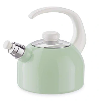 Afbeelding van Riess, 0543 118, fluitketel Plus, CLASSIC NILGROEN, inhoud 2 liter, drievoudig geëmailleerd, emaille, groen, inductie