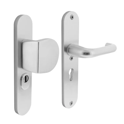 Afbeelding van Intersteel Veiligheidsbeslag SKG3 greep/kruk PC55mm met kerntrekbeveiliging aluminium