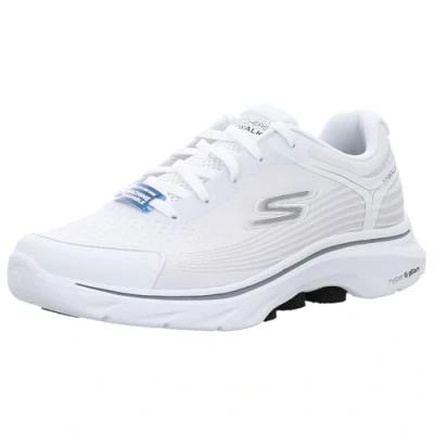 Afbeelding van Skechers GO WALK 7 Sneakers laag, Heren, Maat: 40, White/gray Textiel