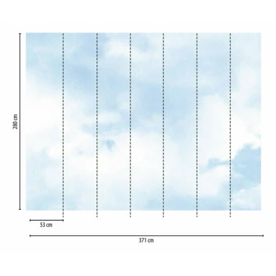 Afbeelding van AS Creation The Wall Wolken 38228 1