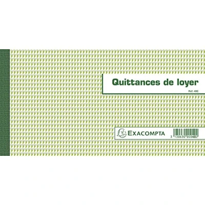 Afbeelding van EXACOMPTA Carnet schmie zoekopdracht &quot;Quittances de loyer&quot; VE = 1