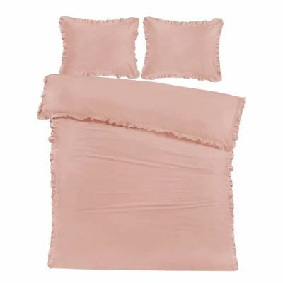 Afbeelding van Papillon Fleur Dekbedovertrek Tweepersoons 200x200/220 cm Roze