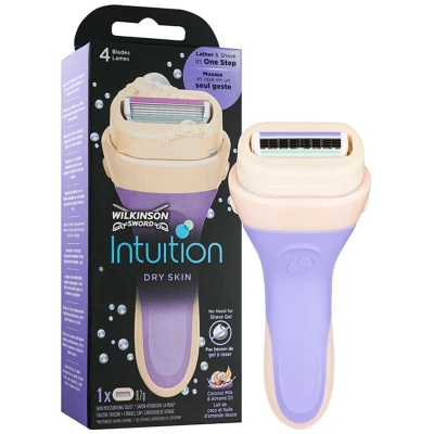 Afbeelding van Wilkinson Intuition Dry Skin Scheerapparaat + 1 Scheermesje