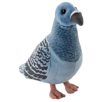 Afbeelding van Carl Dick Duif, Duif blauw 8 inch, 24cm, Pluche speelgoed, Zacht speelgoed 3299