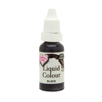 Afbeelding van RD Liquid Colour Airbrush kleurstof Black 16 ml