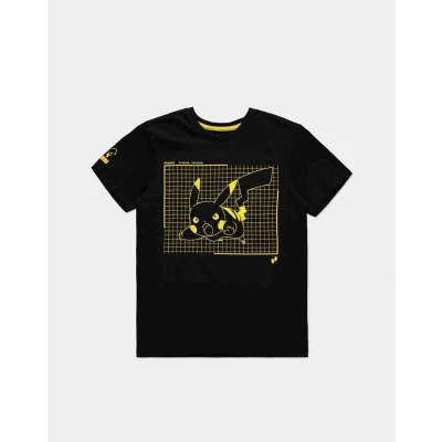 Afbeelding van Pokémon Attacking Pika Men&#039;s T shirt
