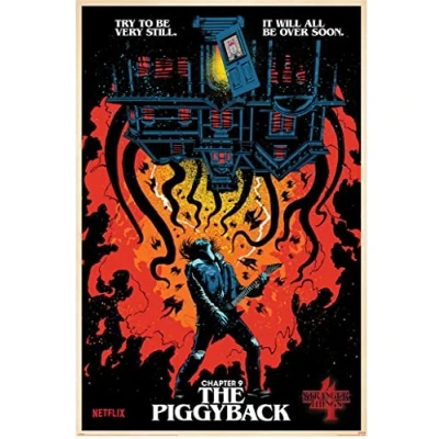 Afbeelding van Poster Stranger Things 4 Chapter 9 The Piggyback 61x91,5cm