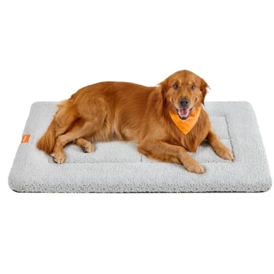 Afbeelding van Feandrea Hondendeken huisdierdeken voor honden katten 120 x 75 cm XXL machinewasbaar in de droger antislip lichtgrijs PPB021G01