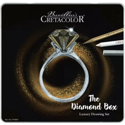 Afbeelding van Cretacolor Diamond Tekenset Box 15 delig
