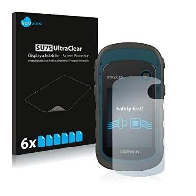 Afbeelding van Savvies (6 Stuks) Schermbeschermer voor Garmin eTrex 22x Screen Protector Ultra Transparant