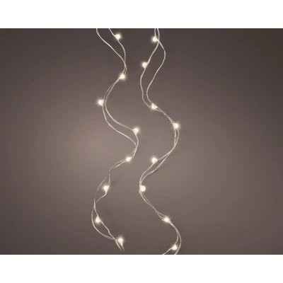 Afbeelding van Micro LED String 95 cm 20 LEDs Zilver Sfeervolle Verlichting