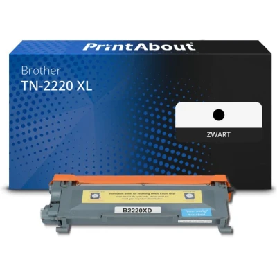 Afbeelding van Huismerk Brother TN 2220 XL Toner Zwart Extra hoge capaciteit