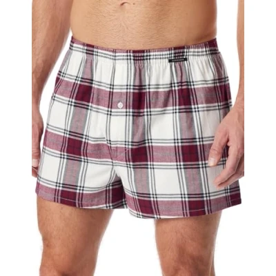 Afbeelding van Schiesser 2PACK WEB Boxershorts, Heren, Maat: Small, Rot weiß