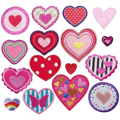 Afbeelding van Laufal Strijkpatches, 16 stickers/patches om op te strijken