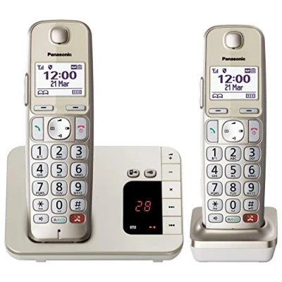 Afbeelding van Panasonic KX TGE262GN DECT/GAP Vaste analoge telefoon Antwoordapparaat Zilver
