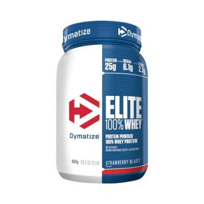 Afbeelding van Dymatize Elite Whey Protein 907gr Aardbei