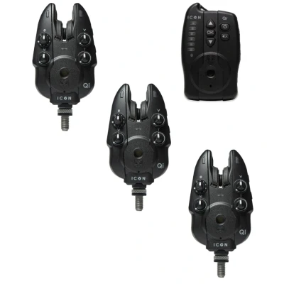 Afbeelding van Wolf ICON Qi 3 Rod Beetmelder &amp; QR HUBB Ontvanger 3+1 Set Beetmelders