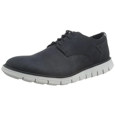 Afbeelding van Clarks Trackflex Path Sneakers voor heren, Navy Nubuck, 42 EU, EU