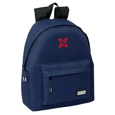 Afbeelding van Schoolrugzak Munich Basics Marineblauw 33 x 42 15 cm