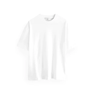 Afbeelding van Next Heavyweight Tshirt basic, Heren, Maat: XS, White