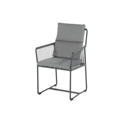 Afbeelding van Modica Rope Chair Xerix Stoel Antraciet Hartman
