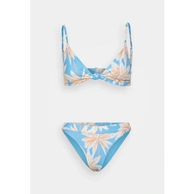 Afbeelding van Roxy LOVE THE SURF KNOT SET Bikini, Dames, Maat: Small, Azure blue palm island