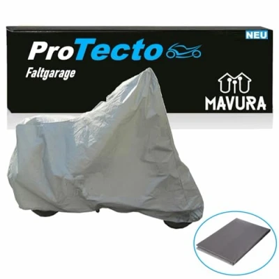 Afbeelding van ProTecto motorhoes, motorfiets, scooter, beschermzeil, afdekzeil, afdekking, garage, waterdicht