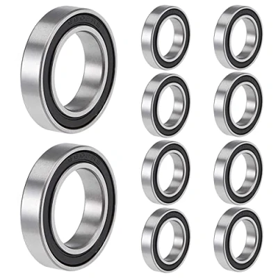Afbeelding van 10 stuks groefkogellagers 6802 2RS kogellagers, 15 x 24 5 mm, stalen lagers voor mechanische uitrusting, elektrische instrumenten, speelgoed