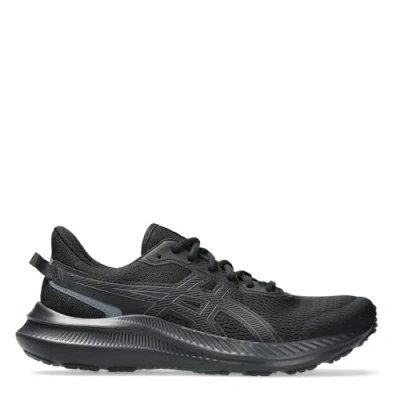 Afbeelding van Asics JOLT 5 Hardloopschoenen voor op de weg, Dames, Maat: 44, Black/carrier grey Textiel/ synthetisch