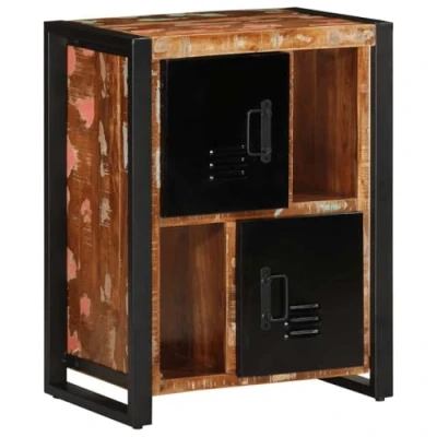 Afbeelding van vidaXL Dressoir 55x35x70 cm massief gerecycled hout meerkleurig