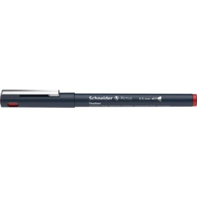 Afbeelding van 6x Fineliner Schneider Pictus 0,5 rood