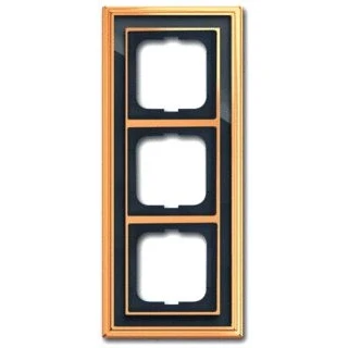 Afbeelding van Abb busch jaeger afdekraam 3 voudig dynasty messing antraciet 2cka001754a4640