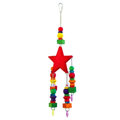 Afbeelding van Keddoc Vogelspeelgoed Red Star 40x11.3x4 cm Multi Color