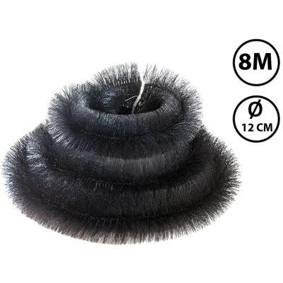 Afbeelding van JONSKA Dakgoot Egel 8 meter ø12 cm Dakgootborstel / Gootborstel Gootdrain Dakgootbescherming